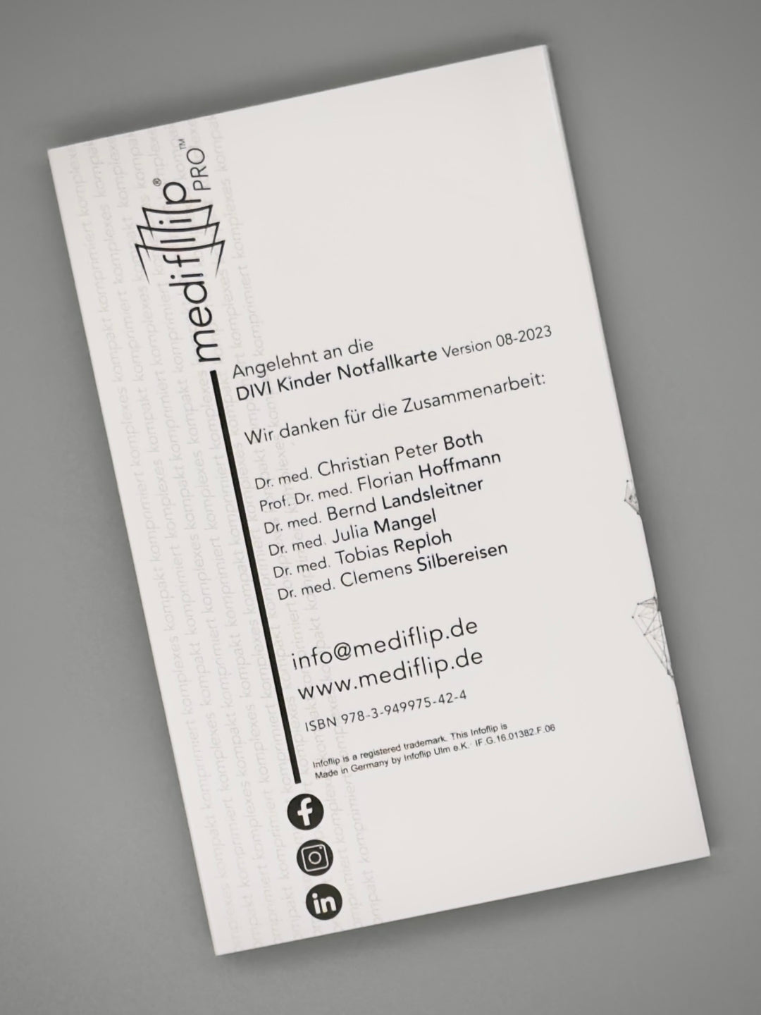 Mediflip Medikamente Notfallmedizin Kinder