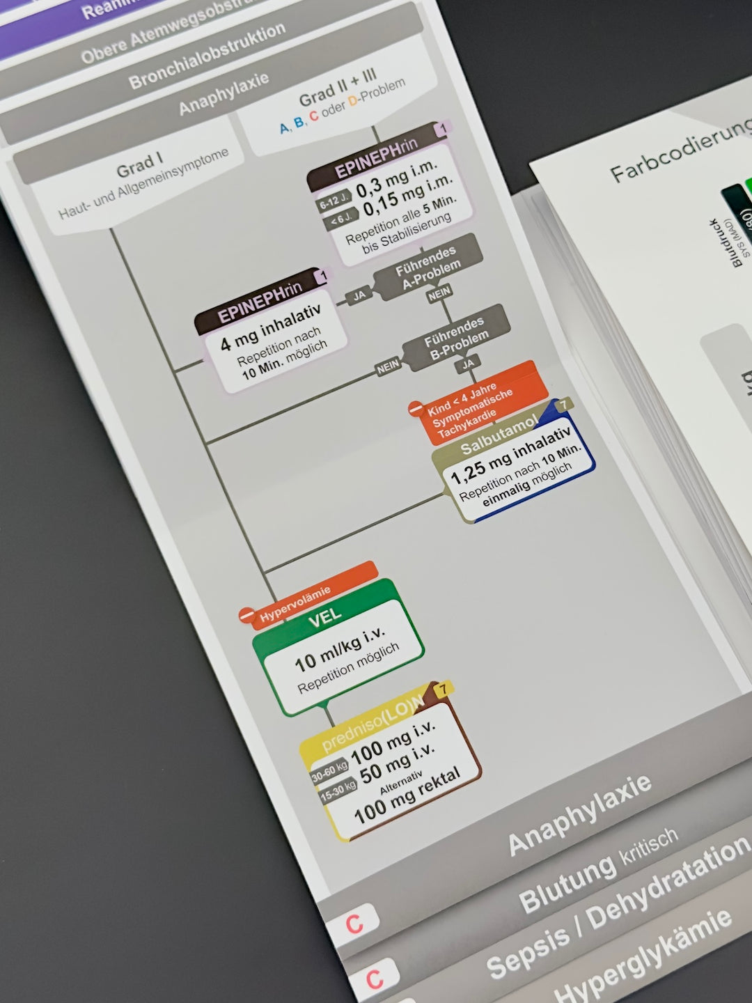 Mediflip Medikamente Notfallsanitäter SAA und BPR Kinder
