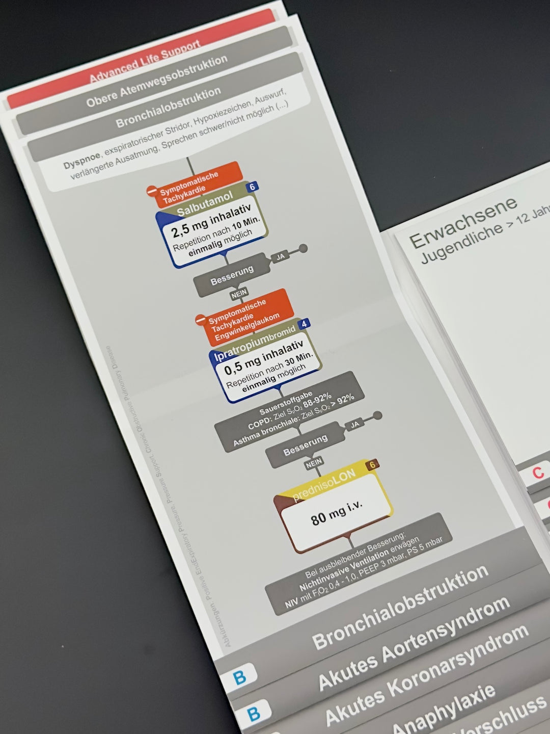 Mediflip Medikamente Notfallsanitäter SAA und BPR