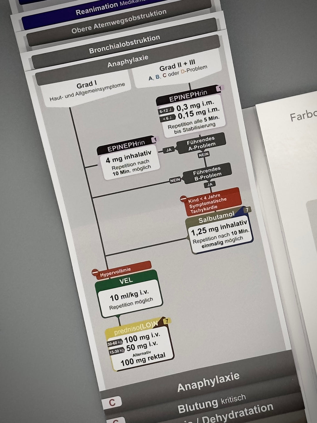 Mediflip Medikamente Notfallsanitäter SAA und BPR Kinder