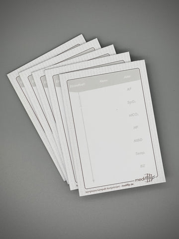 Mediflip Schreibblock Rettungsdiensthose 10er Set